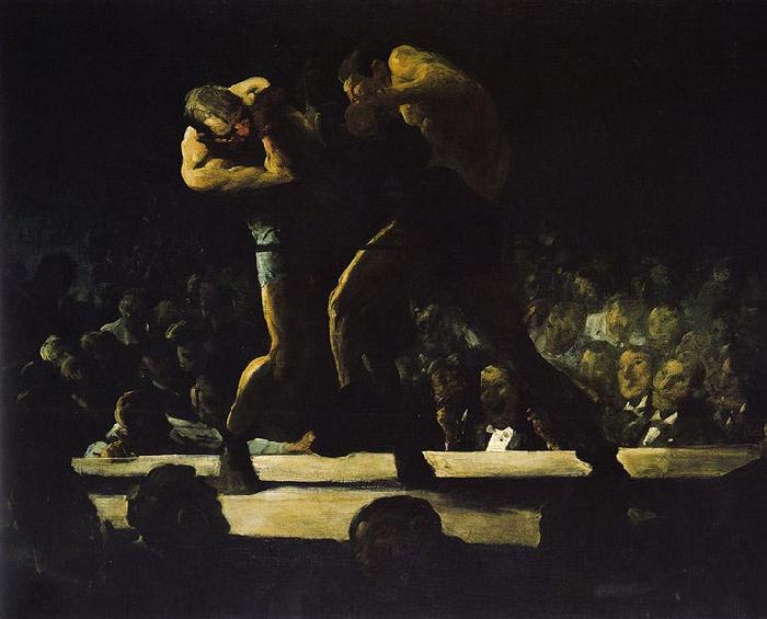 George Wesley Bellows Club Night oil painting picture